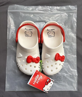 Crocs Hello Kitty Classic Clog Toddler Size C10 Sanrio - Image 1 of 4