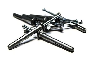 (1000) 1/4" x 2" Hammer Drive Concrete Anchor - Zinc - Picture 1 of 2