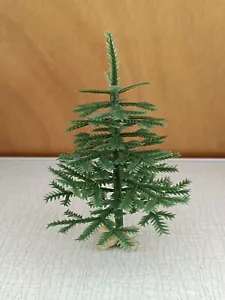 Vintage Soviet Plastic Christmas Mini green Tree 5 inch USSR tabletop (№2) - Picture 1 of 18