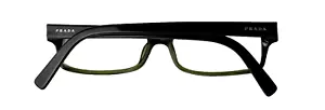 OCCHIALI ORIGINALI PRADA VERDE TARTARUGA MONTATURA VPR 07e Made In Italy - Foto 1 di 5