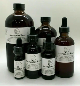 Tintura de raíz de astrágalo, extracto, adaptógeno, energía, soporte inmunológico, medicina tradicional china herbal - Imagen 1 de 2