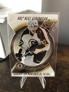 2005-06 Upper Deck McDonalds hockey - Next Generation - Patrice Bergeron!!! - Picture 1 of 1