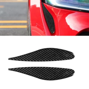 2Pcs For Toyota GR Supra A90 19-22 Carbon Fiber Front Hood Air Vent Outlet Cover - Bild 1 von 8