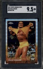 2015 Topps Chrome WWE Refractor #83 Hulk Hogan SGC 9.5