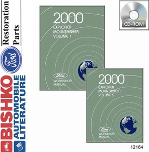2000 Ford Explorer Mercury Mountaineer Shop Service Repair Manual CD Guide OEM - Picture 1 of 1