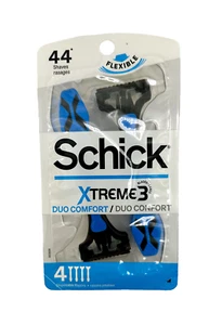 Schick Xtreme 3 Duo Comfort Men’s Disposable Manual Razors - 1 Pack (4 Per Pack) - Picture 1 of 2