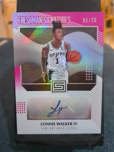 LONNIE WALKER IV Rookie Auto Pink /25 2018 Panini Status Freshman Signatures - Picture 1 of 2
