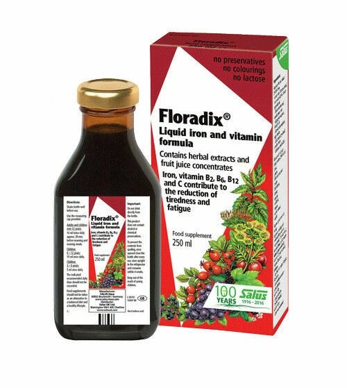 Floradix Iron and Vitamin Formula Liquid - 250ml