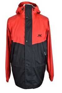 HELLY HANSEN Red Windbreaker Jacket size S Mens Full Zip Outdoors Outerwear