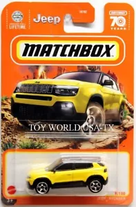 2023 Matchbox #09 MBX Off-Road Jeep Avenger Giallo - Foto 1 di 1