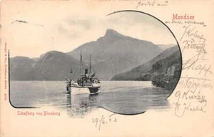 Mondsee Austria Schafberg von Blomberg Steamer Vintage Postcard AA76202 - Picture 1 of 2