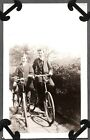 VINTAGE PHOTOGRAPH 1920-30S BOYS FASHION BICYCLES CARBIDE LAMPS NEW JERSEY PHOTO