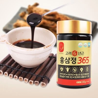 KOREAN RED GINSENG 6 Years Root Extract 240g(8.46 oz) 1 bottle Saponin Panax NEW - Image 1 of 4