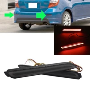 2x For Toyota Matrix 2009 2010 Rear Bumper Fog Light Led Reflector Black Cover - Picture 1 of 3