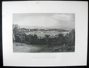 Washington aus Arlington Heights - 1874 Stahlstich - William Sheppard - Bild 1 von 1