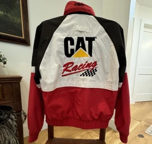 CATERPILLAR EQUIPMENT JACKET SIZE MEDIUM CAT RACING - Picture 1 of 6