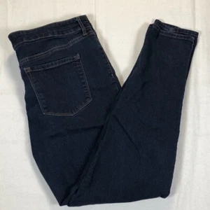 Jessica Simpson Jeans Size 16 Womens High Rise Skinny Stretch Blue Dark 34 Waist - Picture 1 of 22