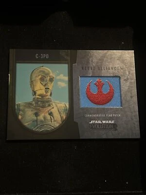 star wars evolutions /25 C-3po flag patch - Image 1 of 2