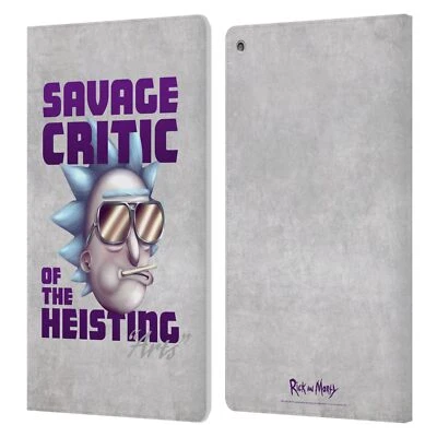 FUNDA LIBRO OFICIAL RICK AND MORTY TEMPORADA 4 GRÁFICOS CUERO PARA AMAZON FIRE Foto 1 de 4
