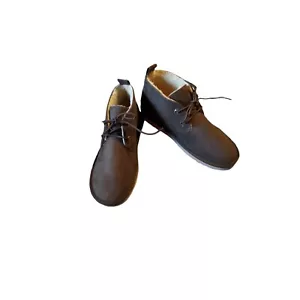 Sun & Stone Mens 7.5 M Brown Faux Suede Chukka Style Shoes - Picture 1 of 17