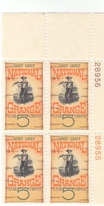 Scott #1323- 5c Multicolor- National Grange - Mint Hinged - Picture 1 of 1