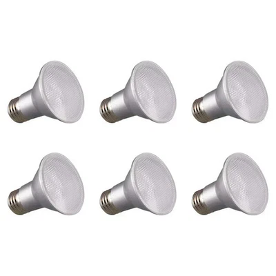 SATCO 6.5W - PAR20 LED - 3000K - 25 deg. Beam Angle - Medium base - 120V - 6PK - Image 1 of 4