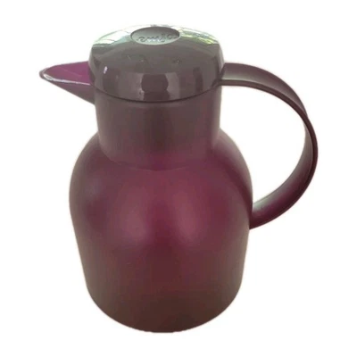 EMSA Samba Thermal Carafe 1.0L Purple Insulated Coffee Server Made in Germany - Image 1 of 4