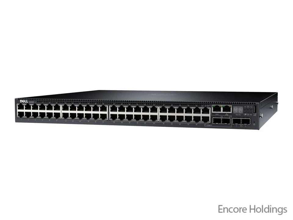 Dell 48 Port EMC N3048ET-On L3 Managed Rackmount Networking Switch - TAA Y3J8G - Image 1 of 1
