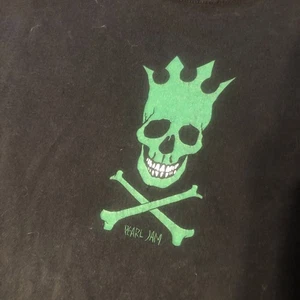 Vintage 2000s Pearl Jam Skull GD green Disease Shirt Anvil Size Large Good shape - Picture 1 of 20