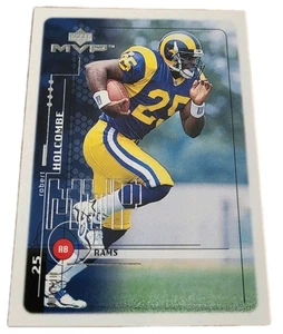 1999 Upper Deck MVP Football Card #158 Robert Holcombe St Louis Rams (P4 - Picture 1 of 2