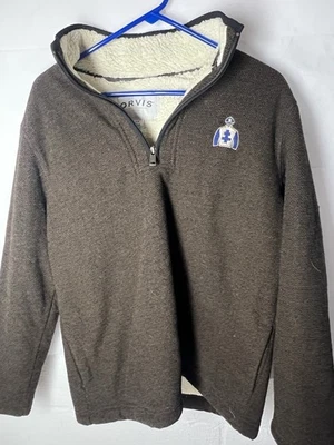 Пуловер Newtown Anner Farm Orvis Classic Collection 1/4 на молнии из флиса с подкладкой M - Изображение 1 из 4