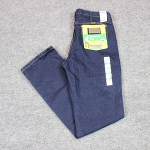Wrangler Jeans Men's 34X34 Blue Denim Slim Fit Straight Cowboy Cut 936 - Picture 1 of 15