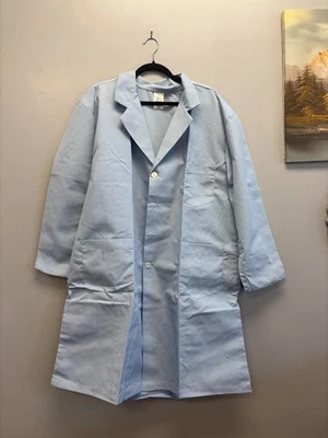 EWC Four Button Blue Lab Coat Size 50 - Image 1 of 3