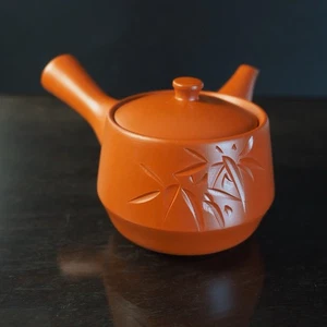 Teiera giapponese anni 60 - stile Kyusu - ceramica antica per tè verde - Foto 1 di 19