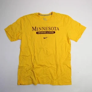 Minnesota Golden Gophers Nike Short Sleeve Shirt Men's Gold New - Picture 1 of 5