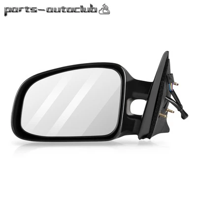 Espejo retrovisor lateral eléctrico negro conductor LH para Pontiac Grand Am 1999-2003 Foto 1 de 4