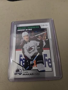 2020-21 CAL MAKAR O-PEE-CHEE AWARD WINNERS CARD. COLORADO AVALANCHE. - Picture 1 of 2