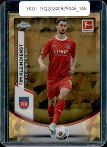 2024 Topps Bundesliga Tim Kleindienst /50 gold ice #41 - Picture 1 of 2
