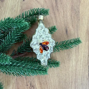 VINTAGE WEIHNACHTSSPIELZEUG UDSSR BAUMSCHMUCK Original Eine Biene auf einer Wabe - Bild 1 von 10