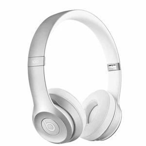 BEATS SOLO2 CUFFIE WIRELESS SILVER AURICOLARI SENZA FILI MUSICA PC - Afbeelding 1 van 4