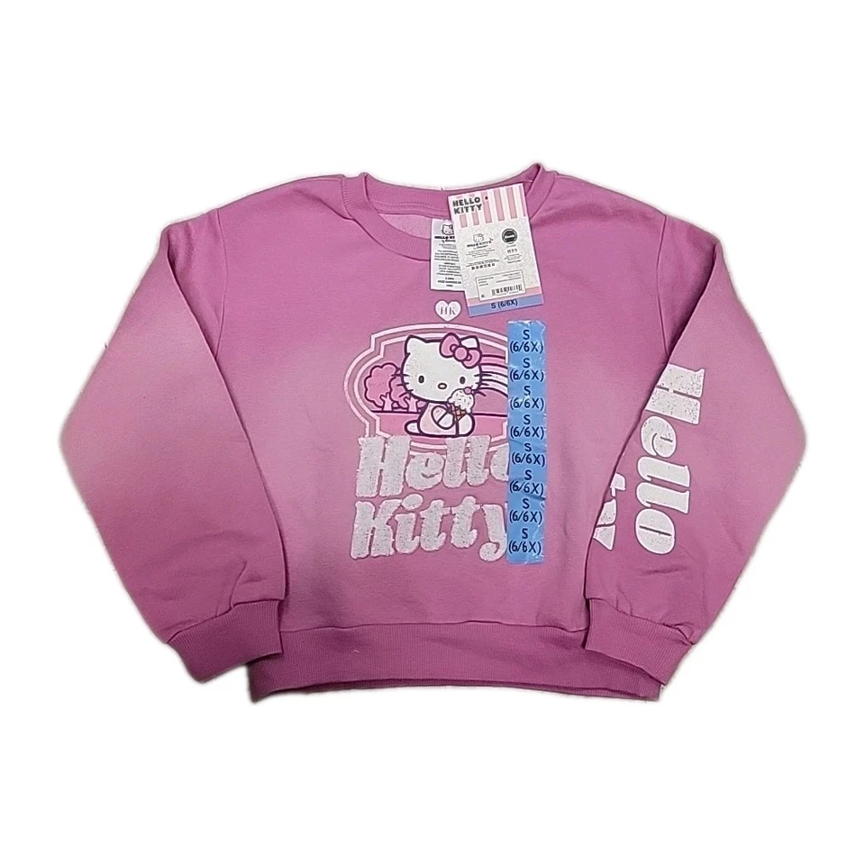 Sudadera Hello Kitty Niñas Cuello Redondo 6/6x Rosa Foto 1 de 1