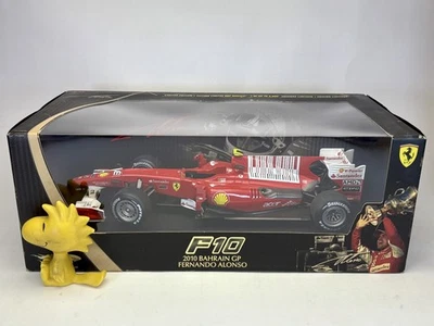 1:18 Hot Wheels Elite Ferrari F10 Fernando Alonso 2010 Bahrain T6257 Never Open - Image 1 of 4