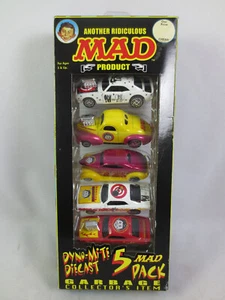 2000 Racing Champions MAD Magazine Dyno-Mite Diecast 5 Car Set 94825 - Picture 1 of 4