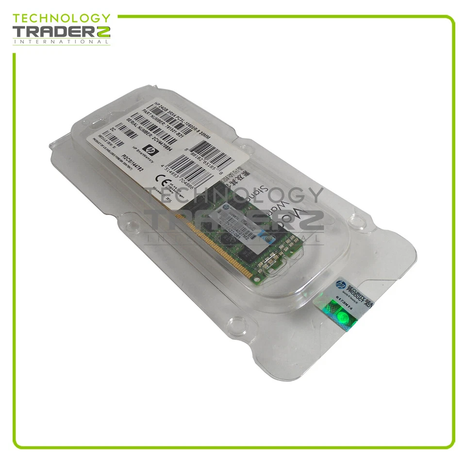 761501-B21 HP 24GB PC3-10600 DDR3-1333MHz ECC Memory 716322-081 *Factory Sealed* - Image 1 of 1