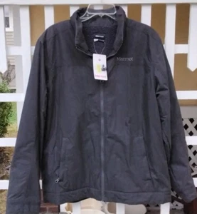 Marmot Corbett Jacket Fleece Lined Slate Gray Mens Large RARE NWT - Picture 1 of 12