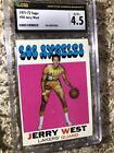 1971 Topps Jerry West Los Angeles Lakers  CSG Graded  4.5