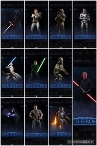 Topps Star Wars Digital Card Trader 11 Card Blue Battlefront 2 Insert Set - Picture 1 of 1