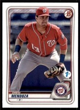 2020 Bowman 1st Edition #BFE-71 Drew Mendoza - Washington Nationals