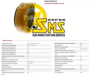 JUNGHEINRICH AMEISE 51879005 PTE 1.3 ROUE MOTRICE 210 70 135 - Picture 1 of 2