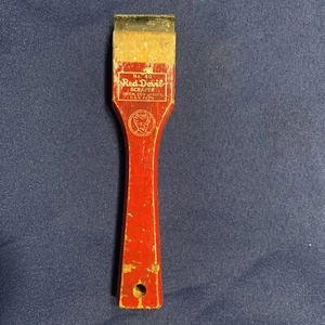 Vintage Red Devil 7" Long 1.5" Wide Blades Paint Scraper No. 40 Union New Jersey - Picture 1 of 5